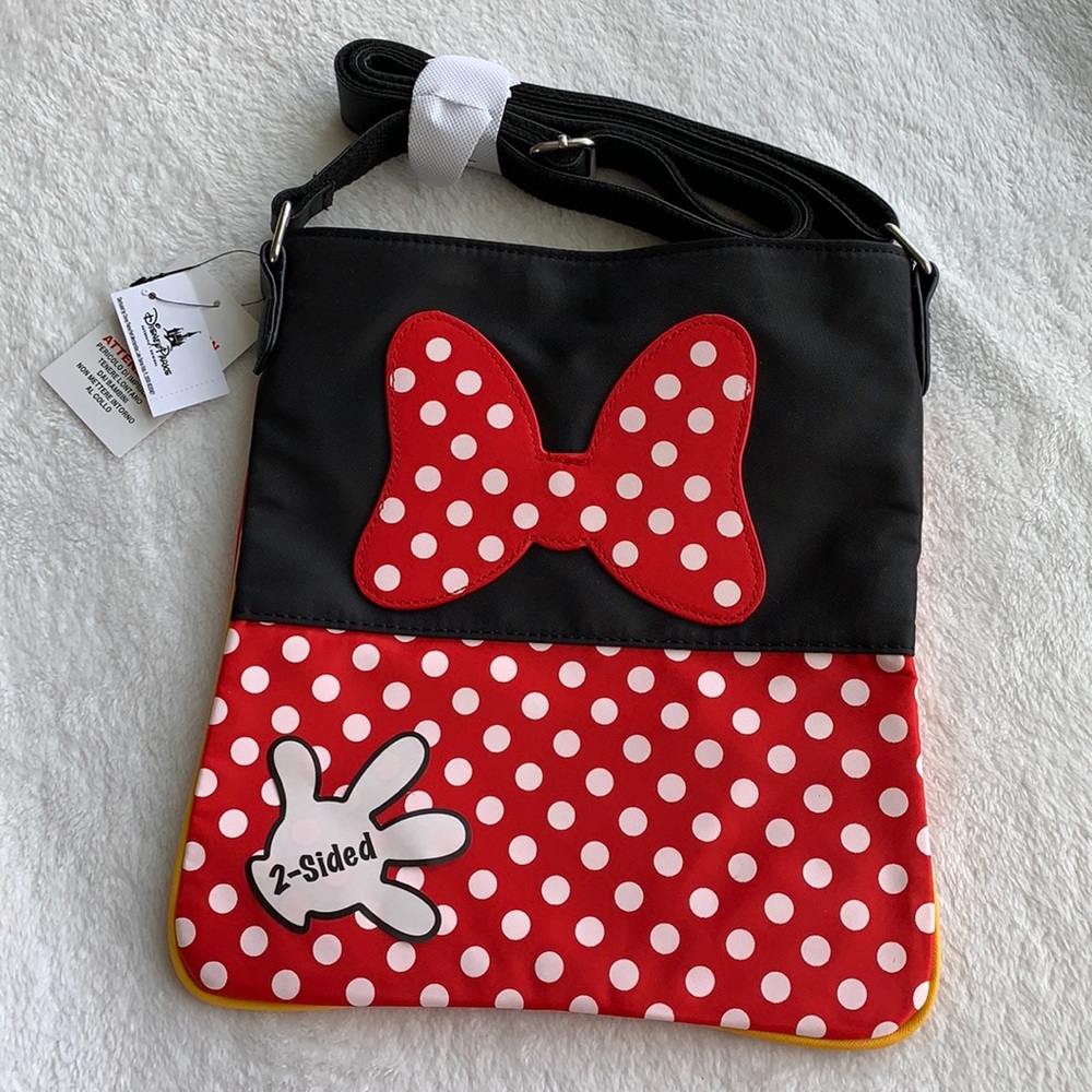 Disney Mickey and Minnie 2-Sided Crossbody Bag